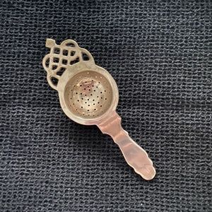 Silver Over Cup Tea Strainer